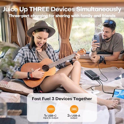 Power Bank 20000Mah PD20W External Large Battery Capacity 22.5W Fast Charging Portable Charger for Iphone Samsung Xiaomi