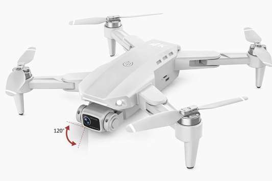L900 Pro GPS Foldable Drone - HD 4K Dual Camera - White